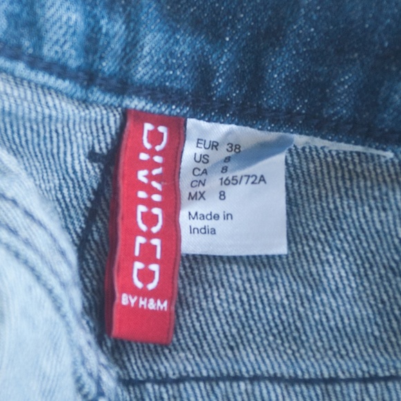 H&M Shorts Hm Womens Size 8 Distressed Denim Jean Shorts Poshmark